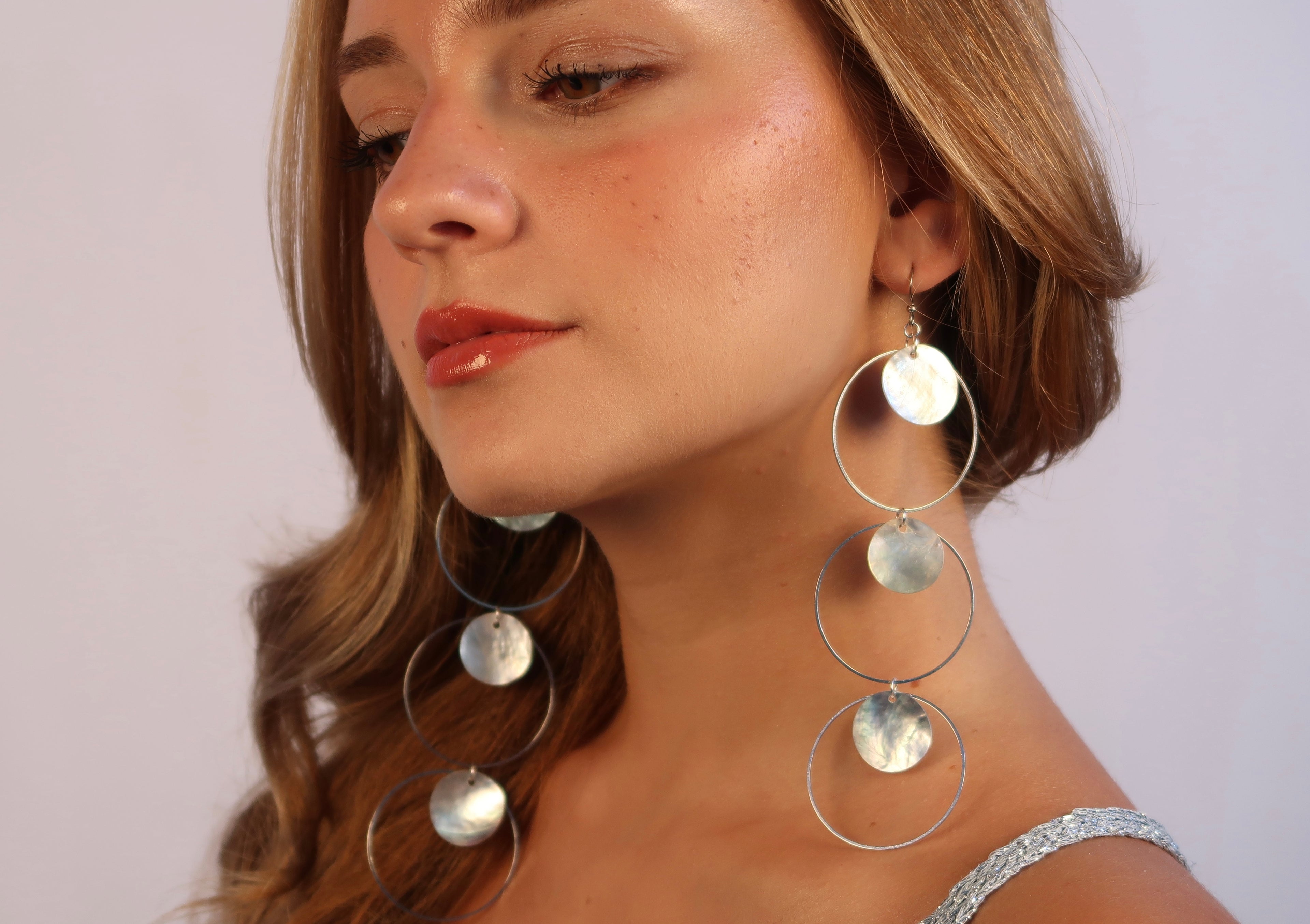 Triple Trouble Earrings - Silver