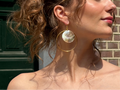 Tide Hoop Earrings - Gold