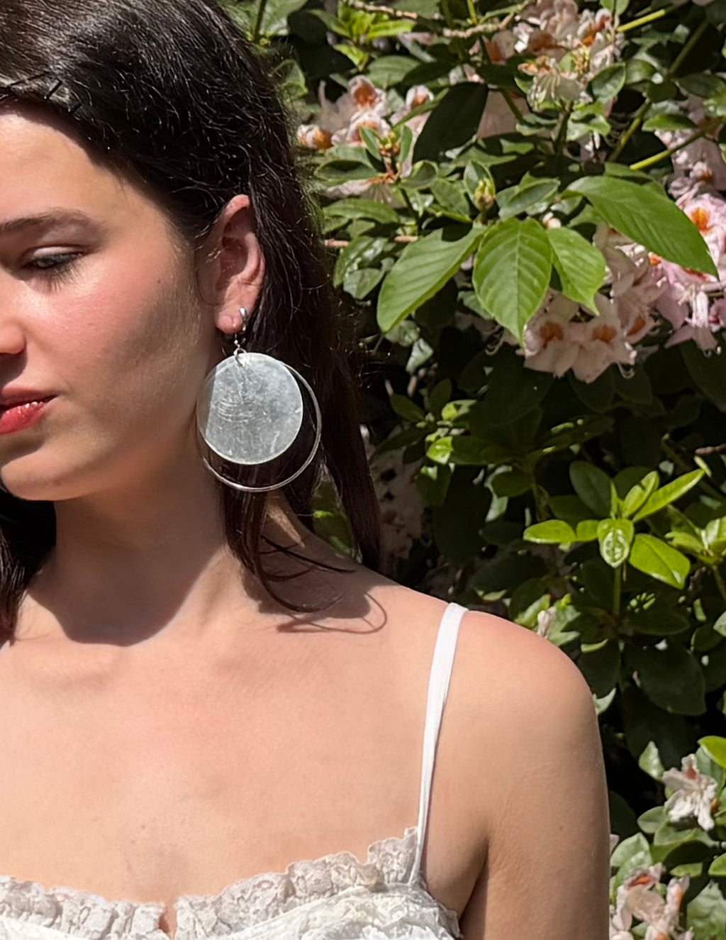 Marea Hoops - Silver