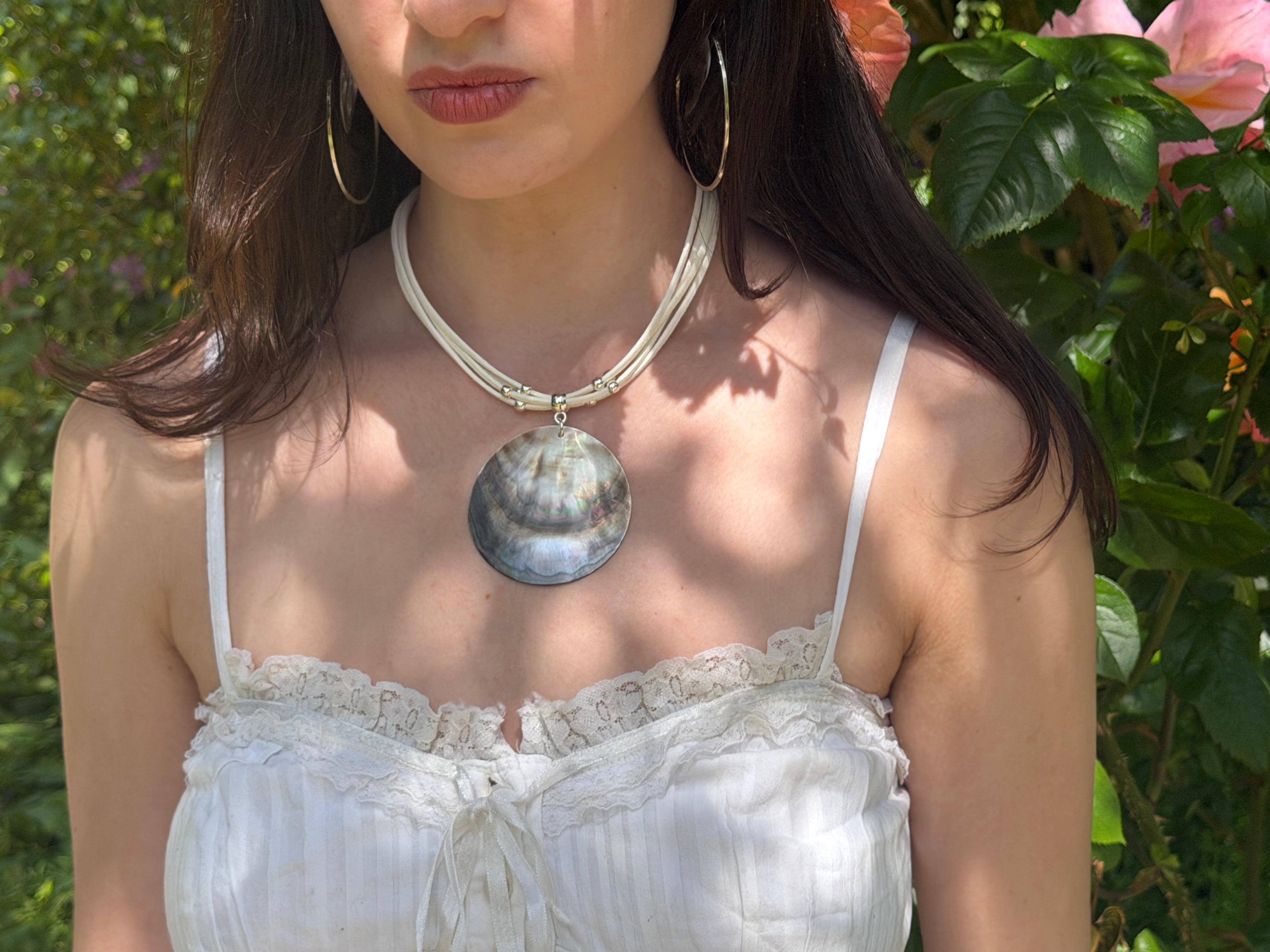 Suède Soul Necklace - White cord