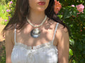 Suède Soul Necklace - White cord