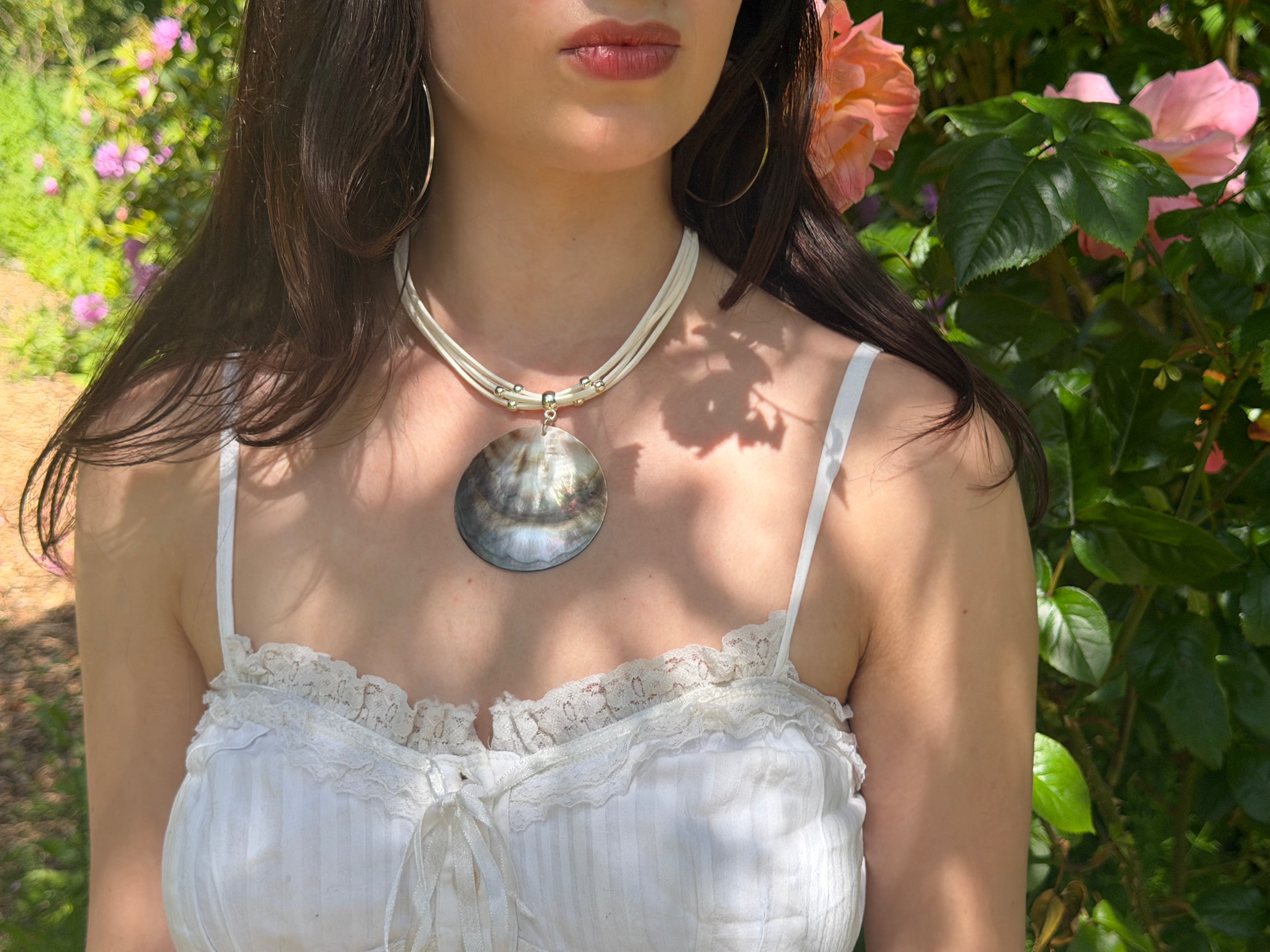 Suède Soul Necklace - White cord