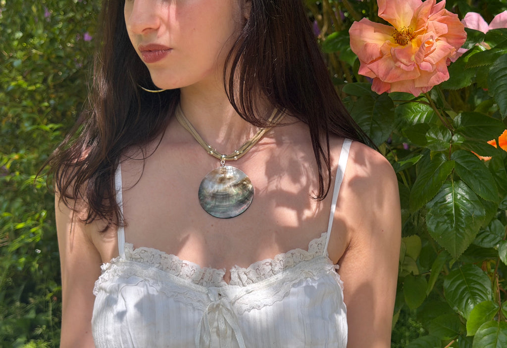 Suède Soul Necklace - Beige cord