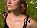 Golden Cascade Earrings