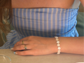 Pearl Disc Bracelet - Flat