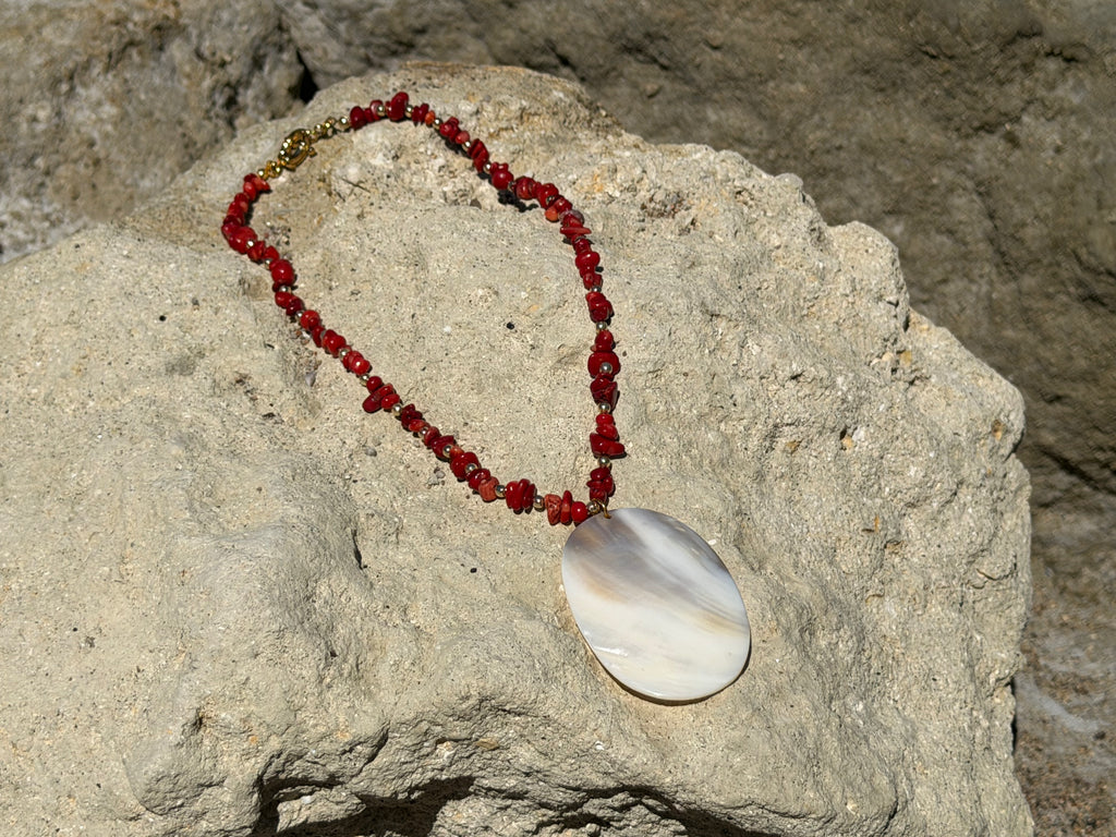 Ruby Shore Necklace