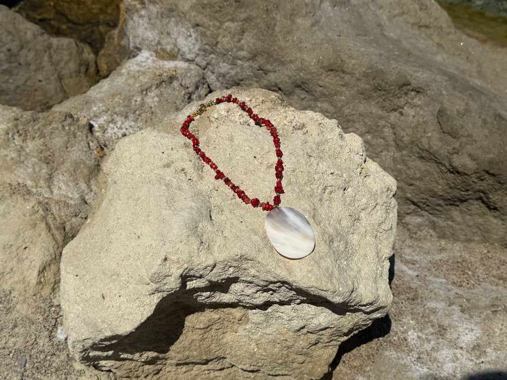 Ruby Shore Necklace