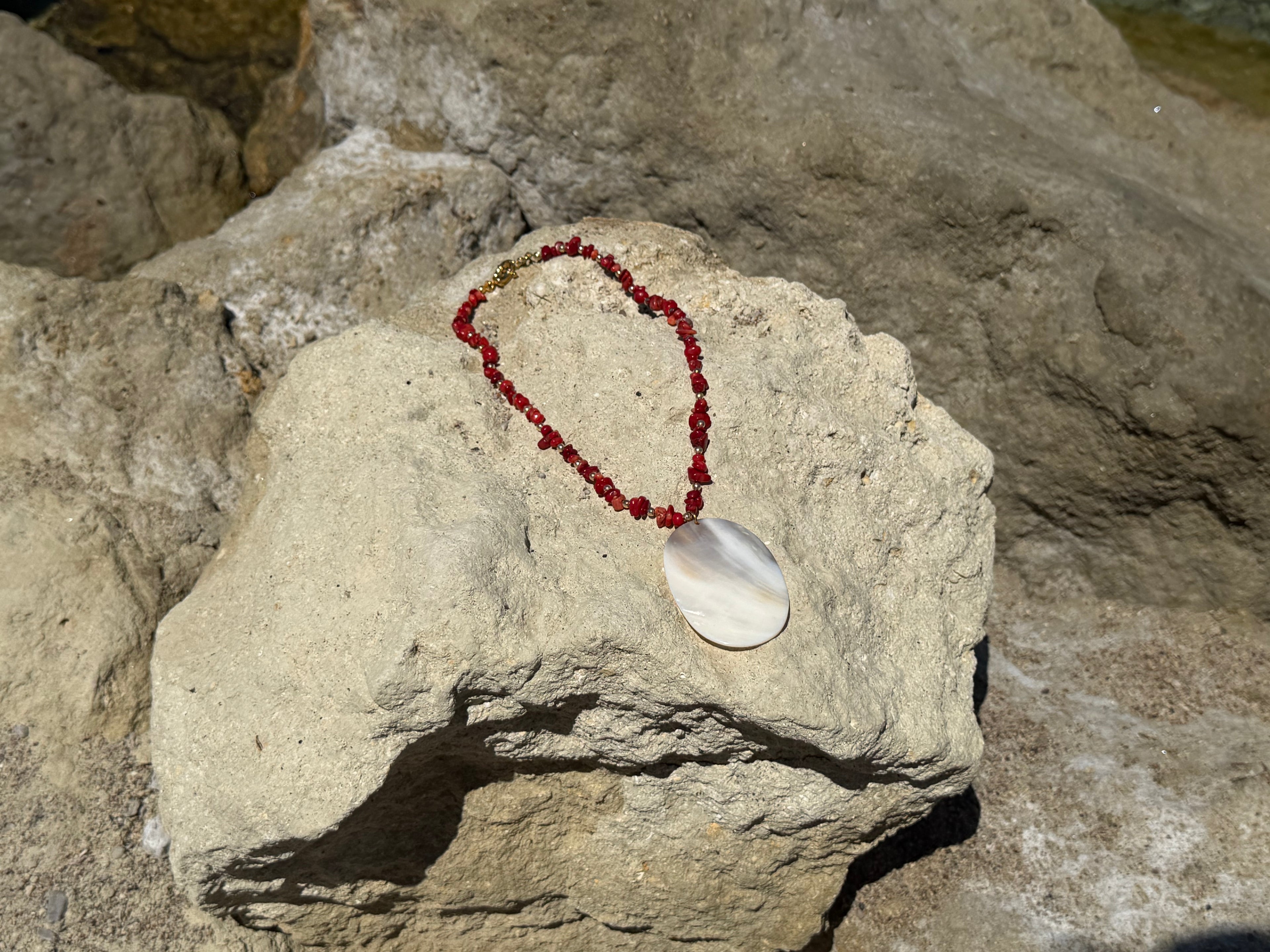 Ruby Shore Necklace