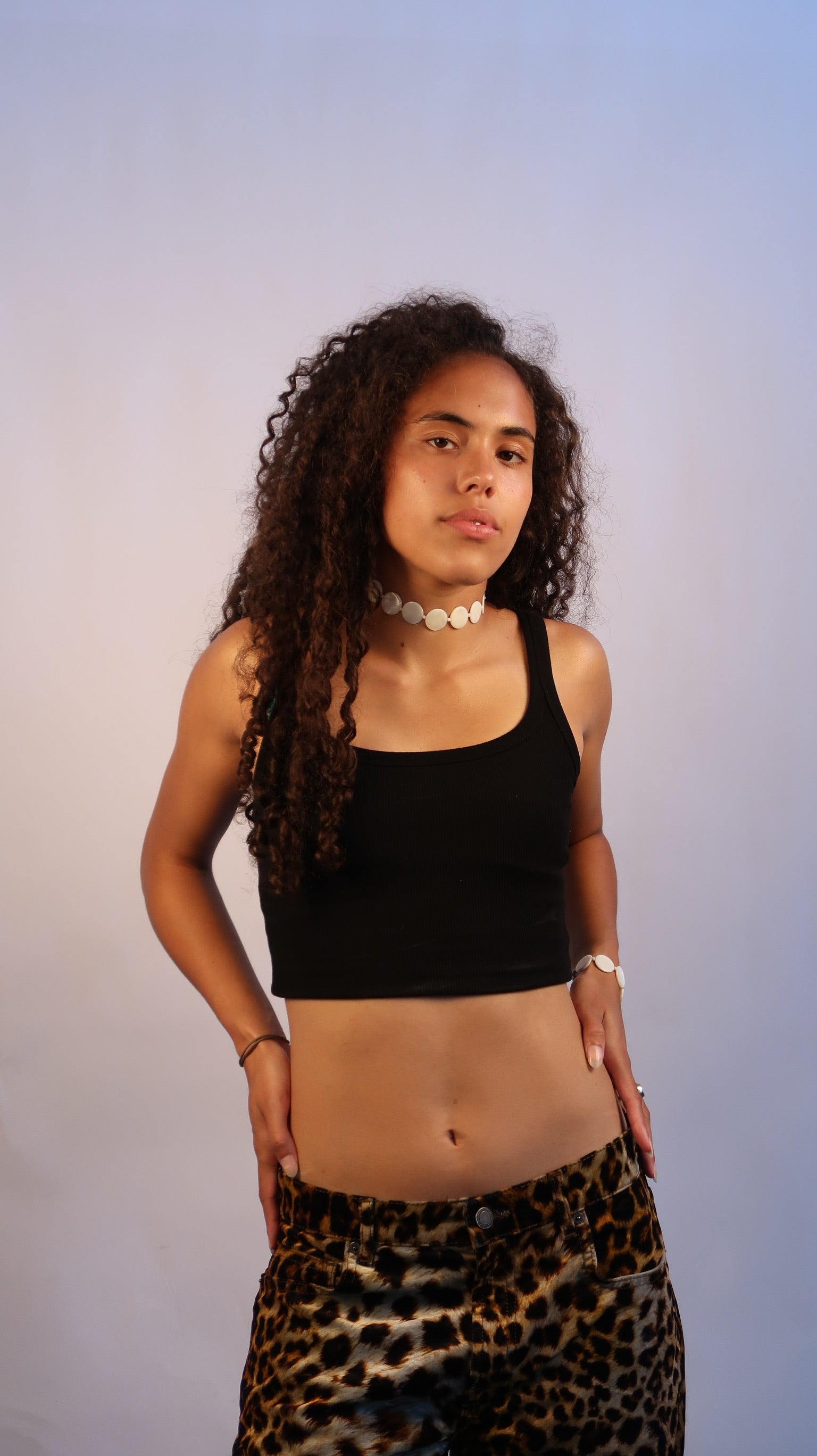 Pearl Bead Necklace - White/Cream