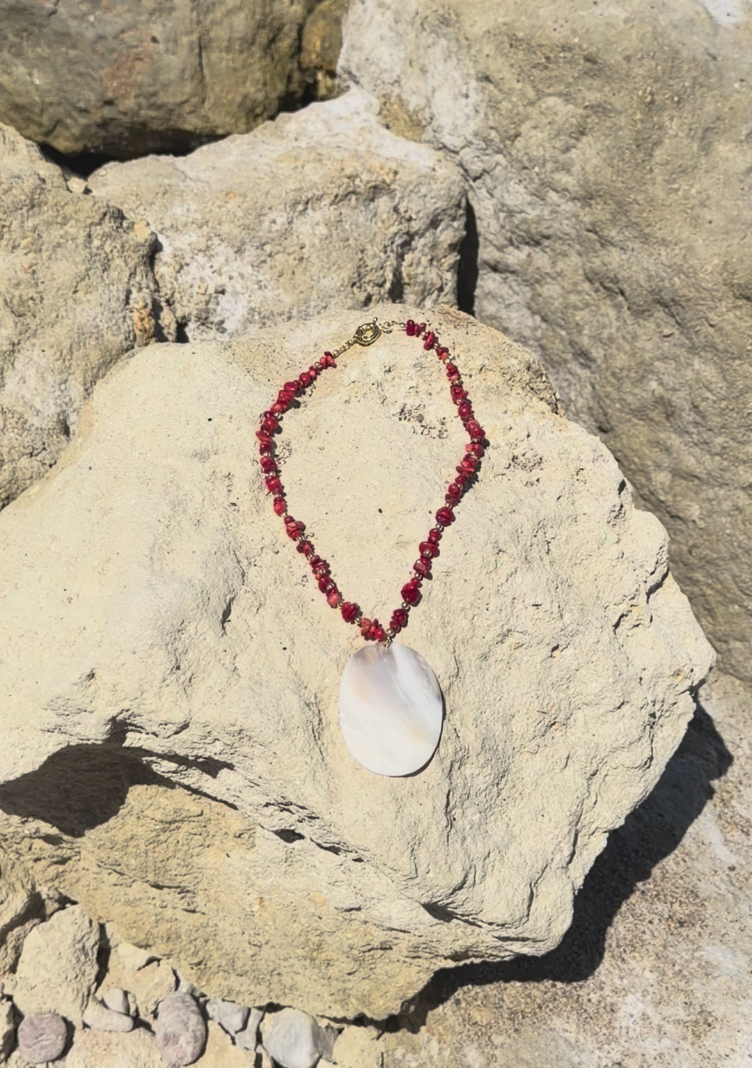 Ruby Shore Necklace