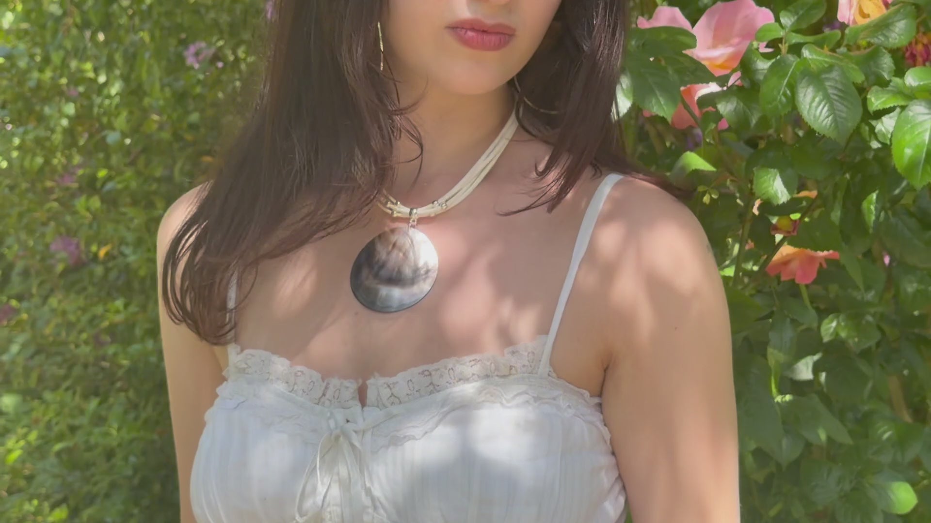 Suède Soul Necklace - White cord